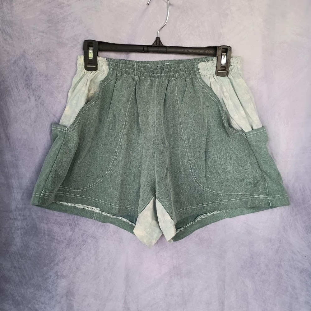 Three Rivers Vintage Colorblock Lightweight Denim Shorts